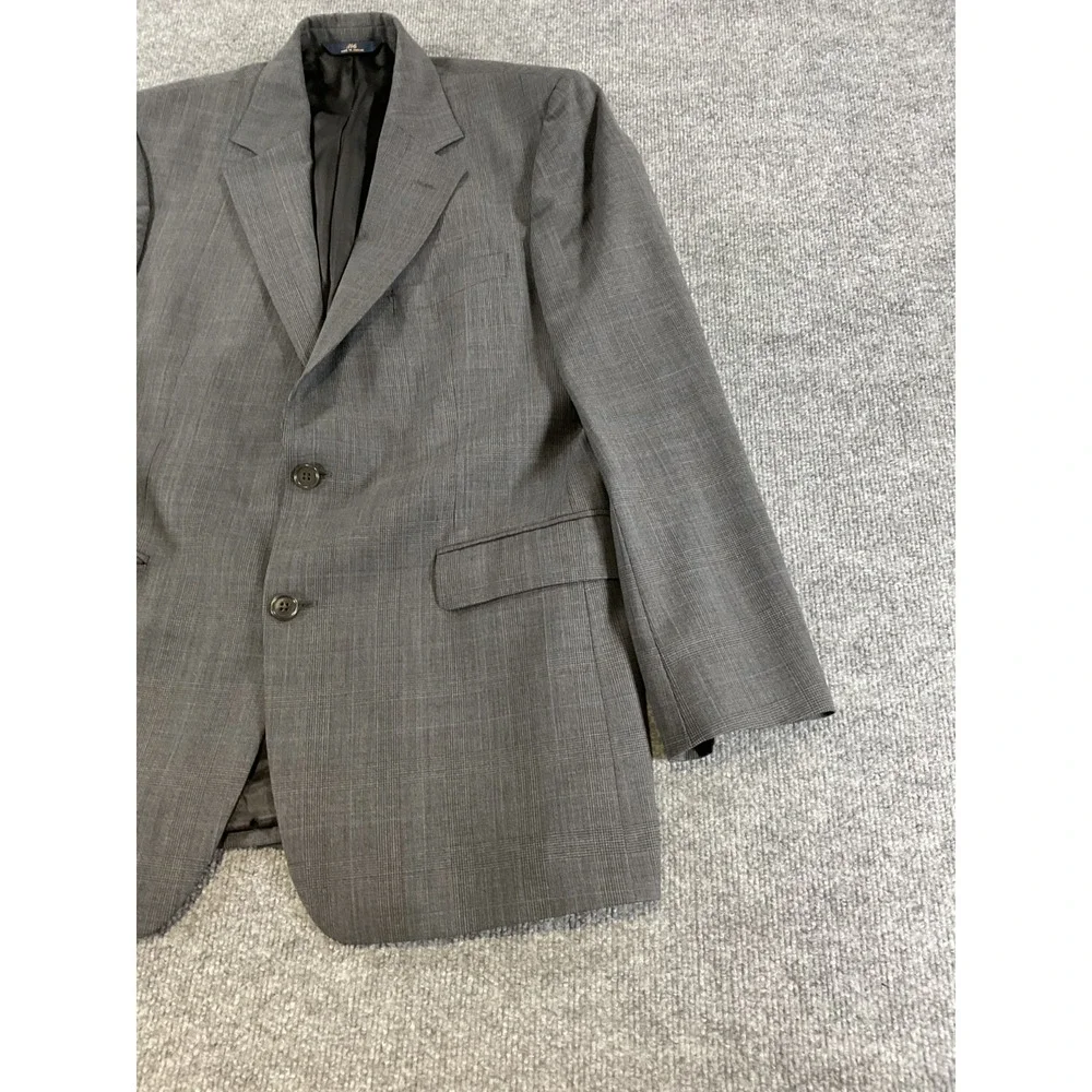 Brooks Brothers 346 Blazer Mens 41R Gray 97% Wool Stretch Sport Coat 2 Button Cl